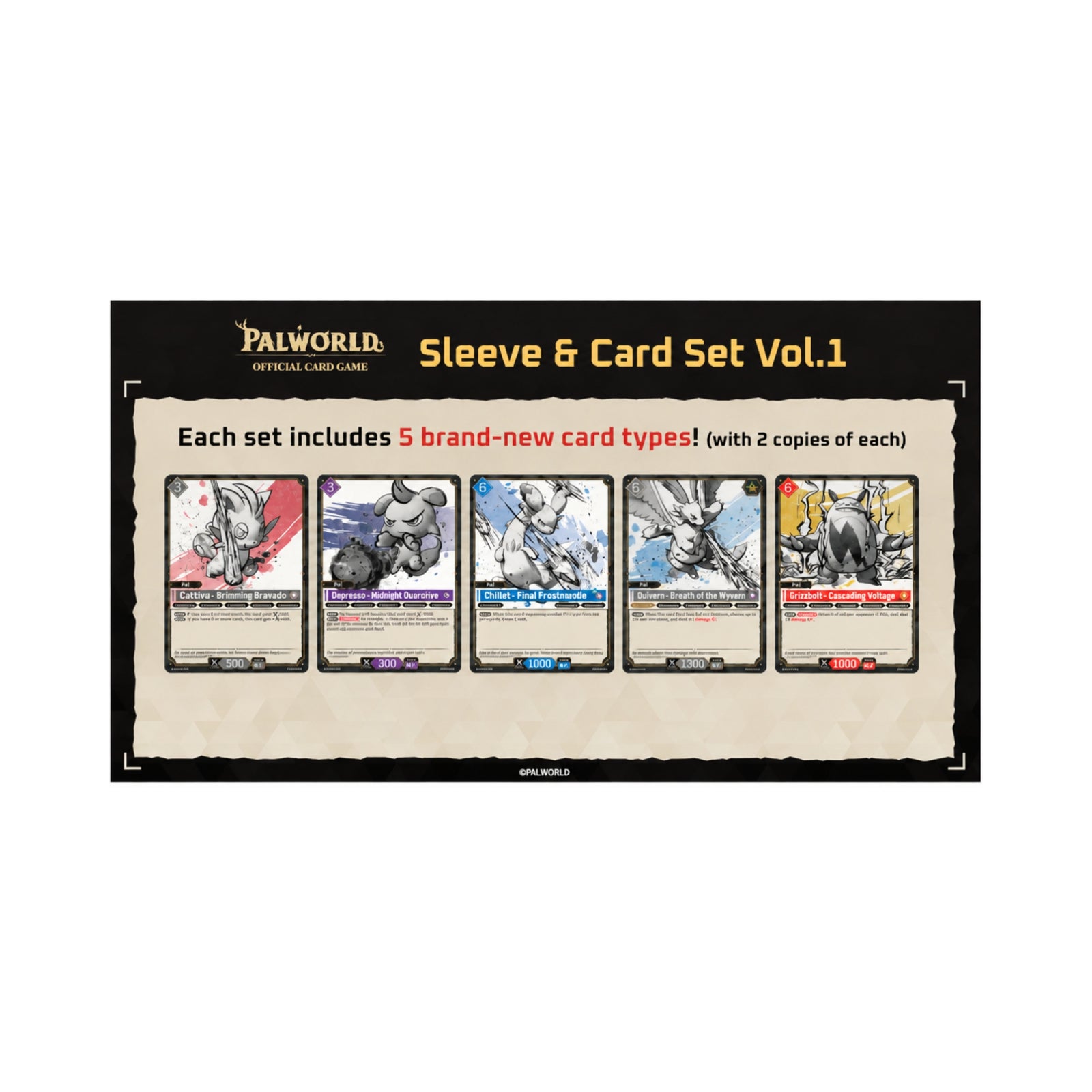 Palworld- Sleeve & Card Set Vol.1