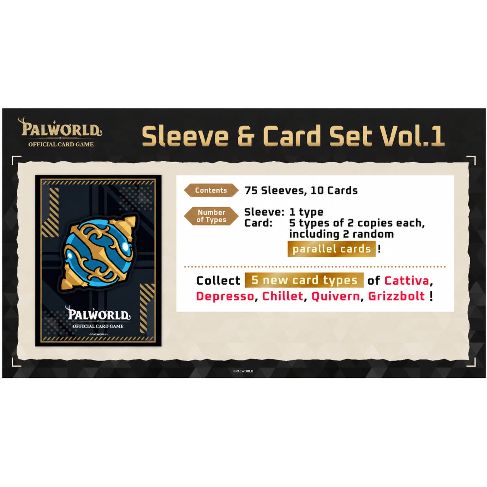 Palworld- Sleeve & Card Set Vol.1