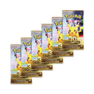 Pokemon Mega Evolution- 30th Celebration Booster Bundle (6 Packs)
