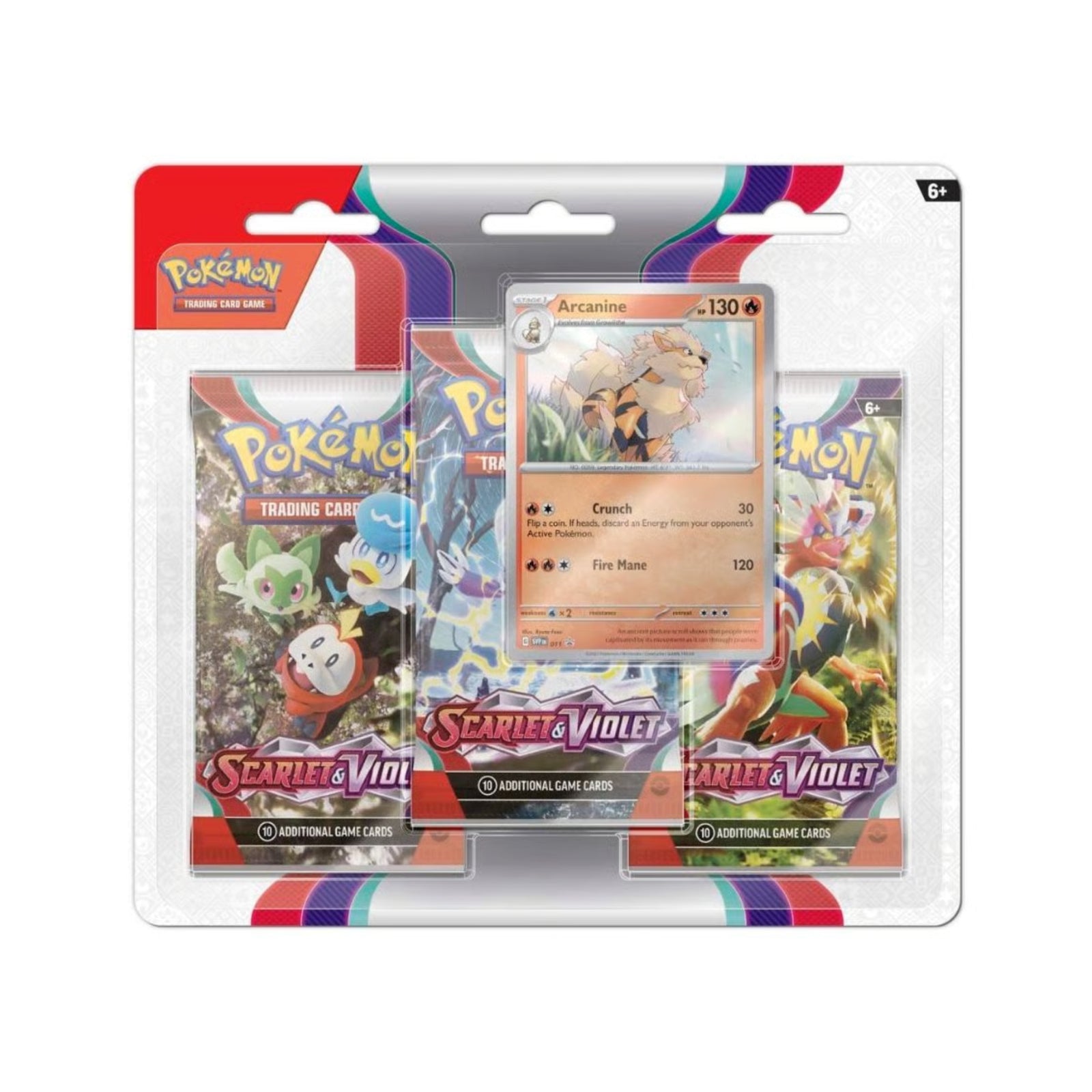 Pokemon Scarlet & Violet- 3 Pack Blister (Syles Vary)