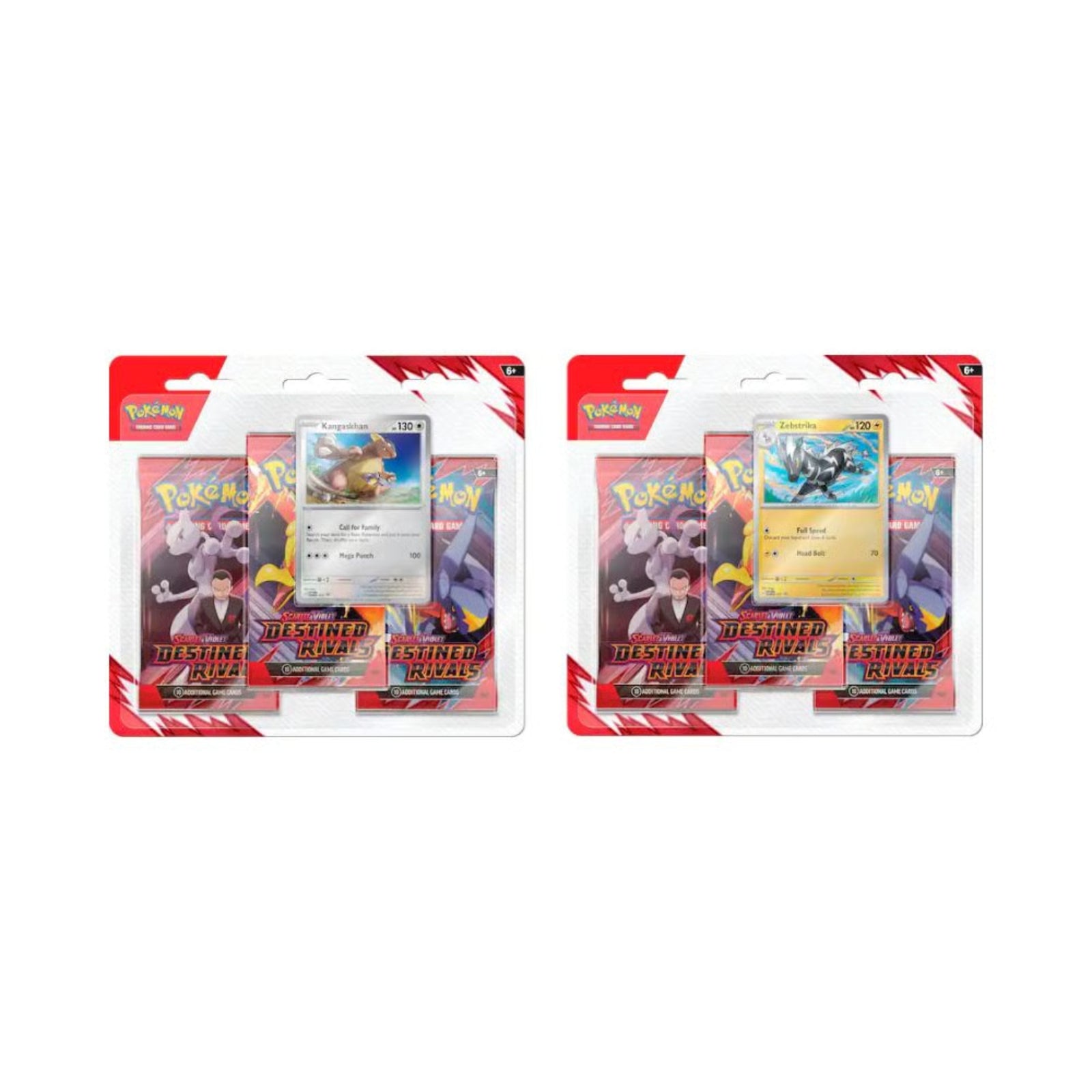 Pokemon Scarlet & Violet- Destined Rivals 3 Pack Blister (Syles Vary)