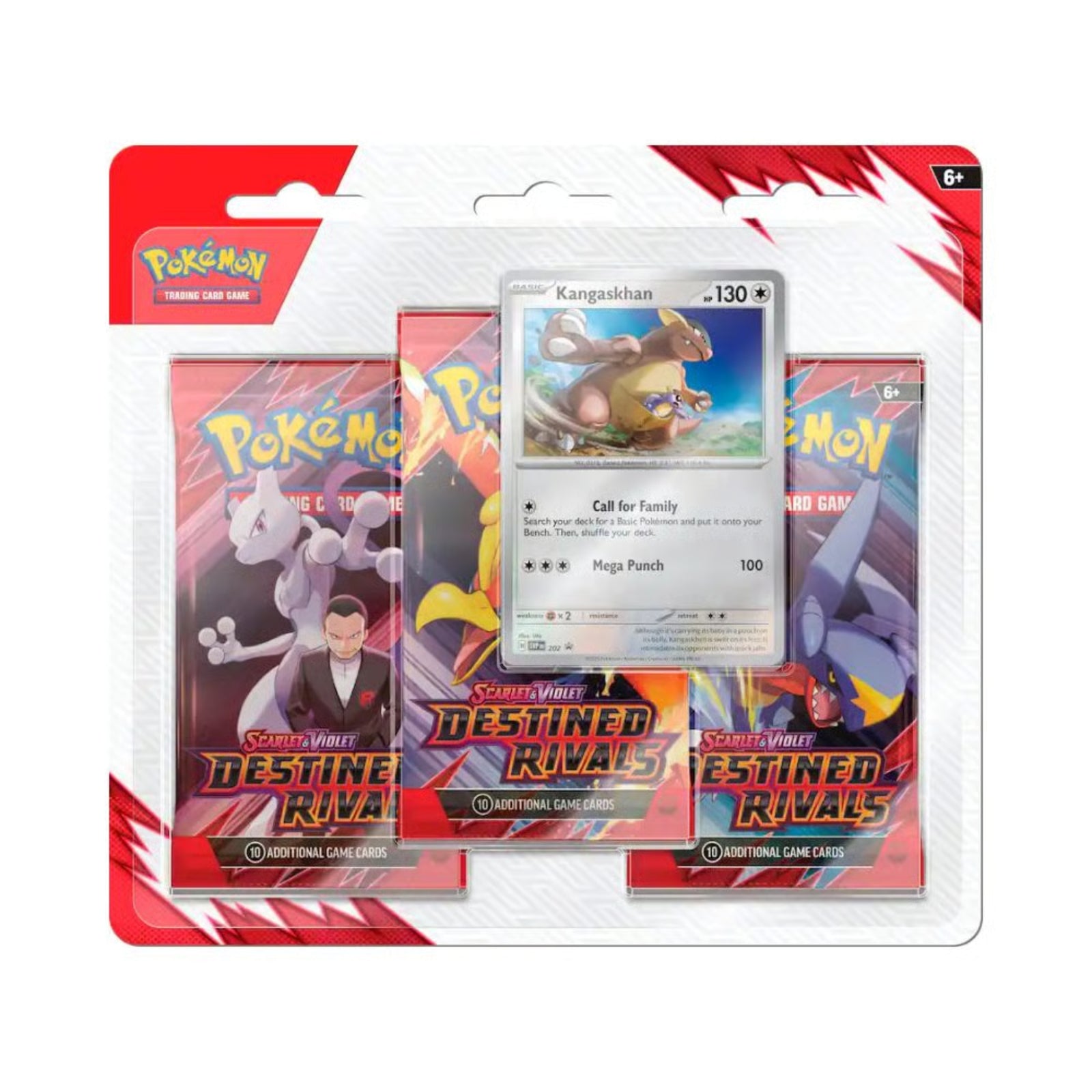 Pokemon Scarlet & Violet- Destined Rivals 3 Pack Blister (Syles Vary)