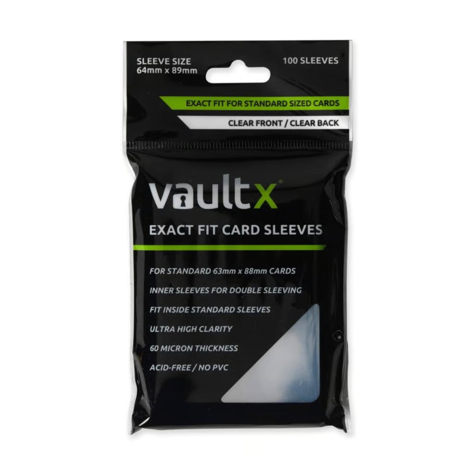 VaultX- Exact Fit Card Sleeves