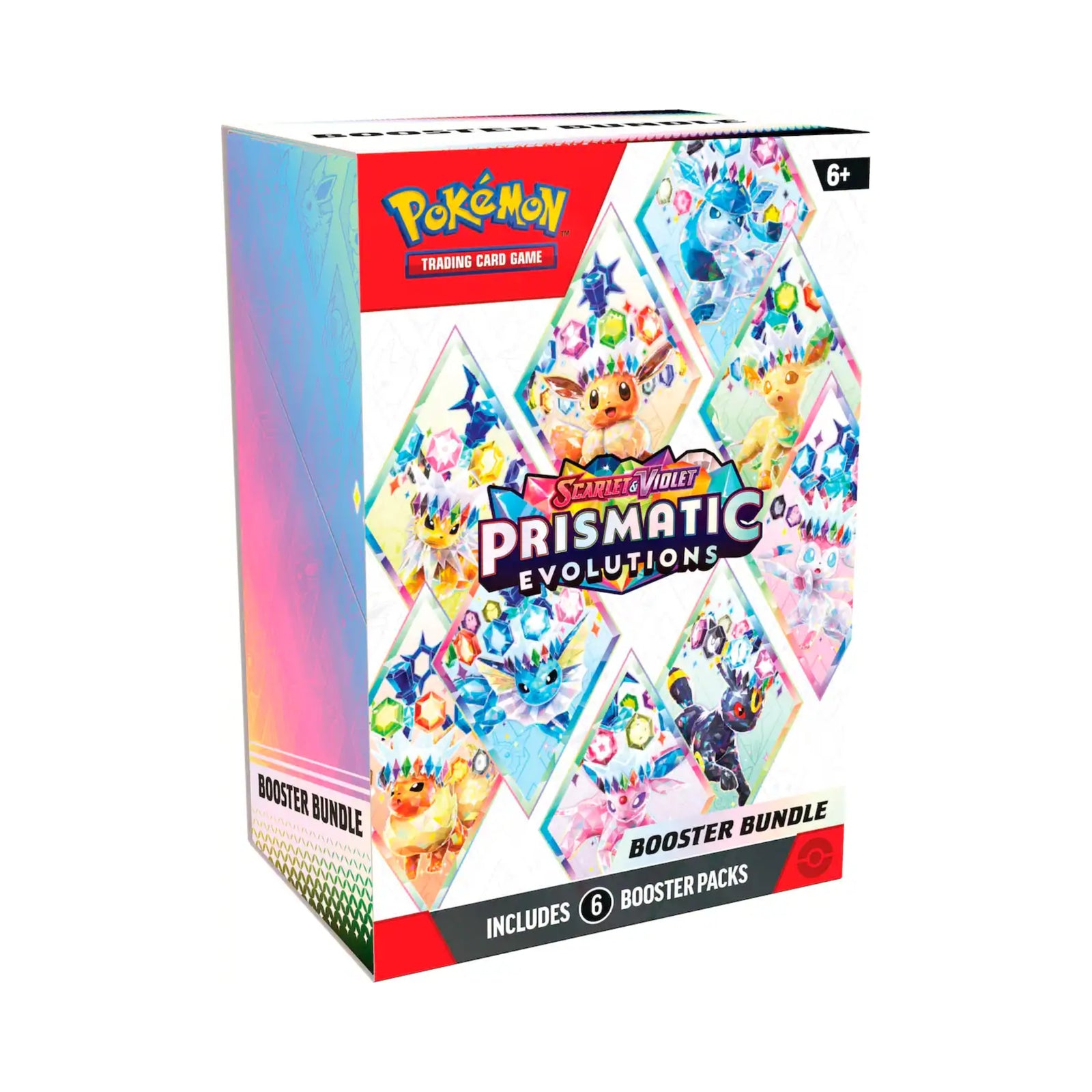 Pokemon Scarlet & Violet- Prismatic Evolution Booster Bundle (6 Packs)
