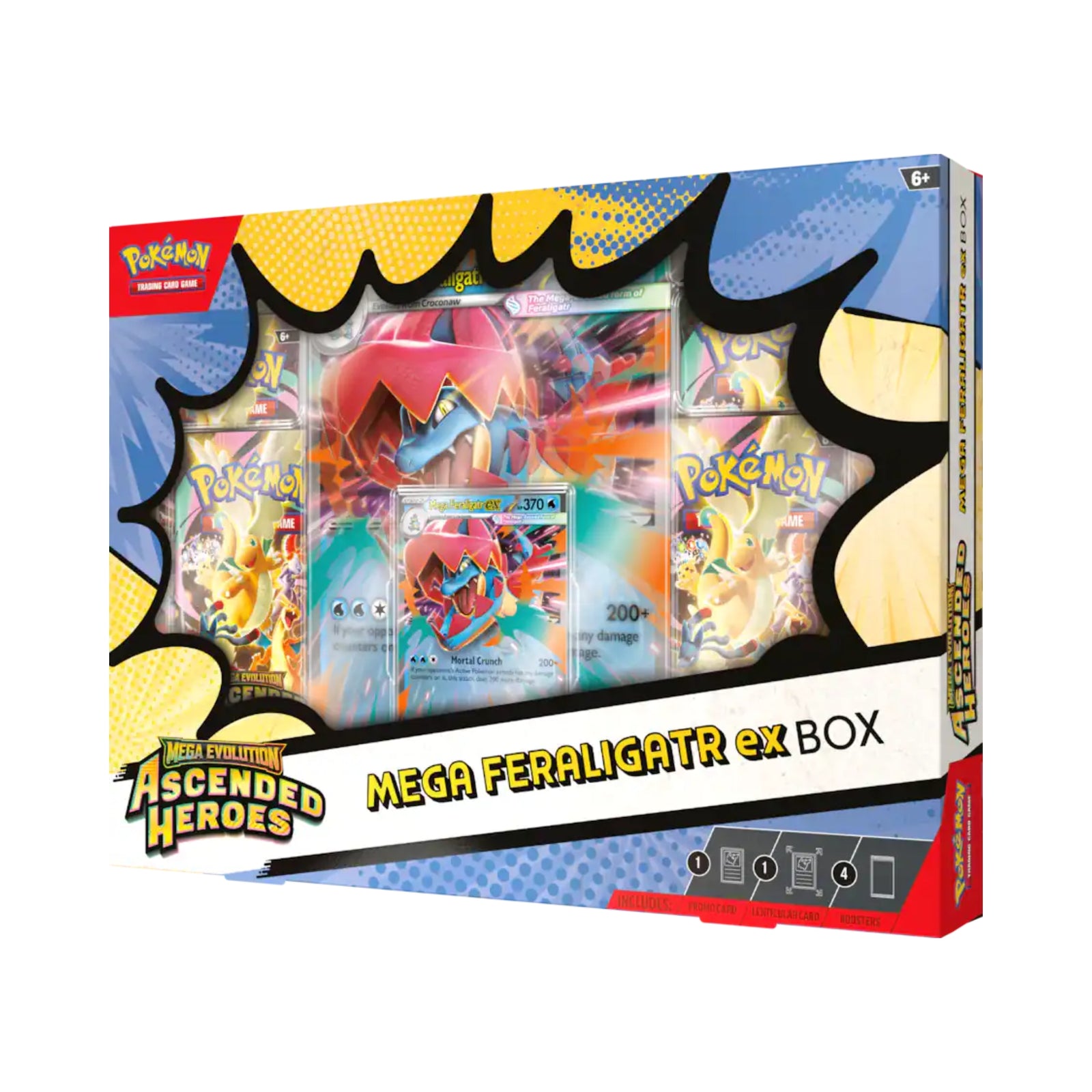 Pokemon Mega Evolution- Ascended Heroes Mega ex Box (Styles May Vary)