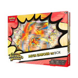 Pokemon Mega Evolution- Ascended Heroes Mega ex Box (Styles May Vary)