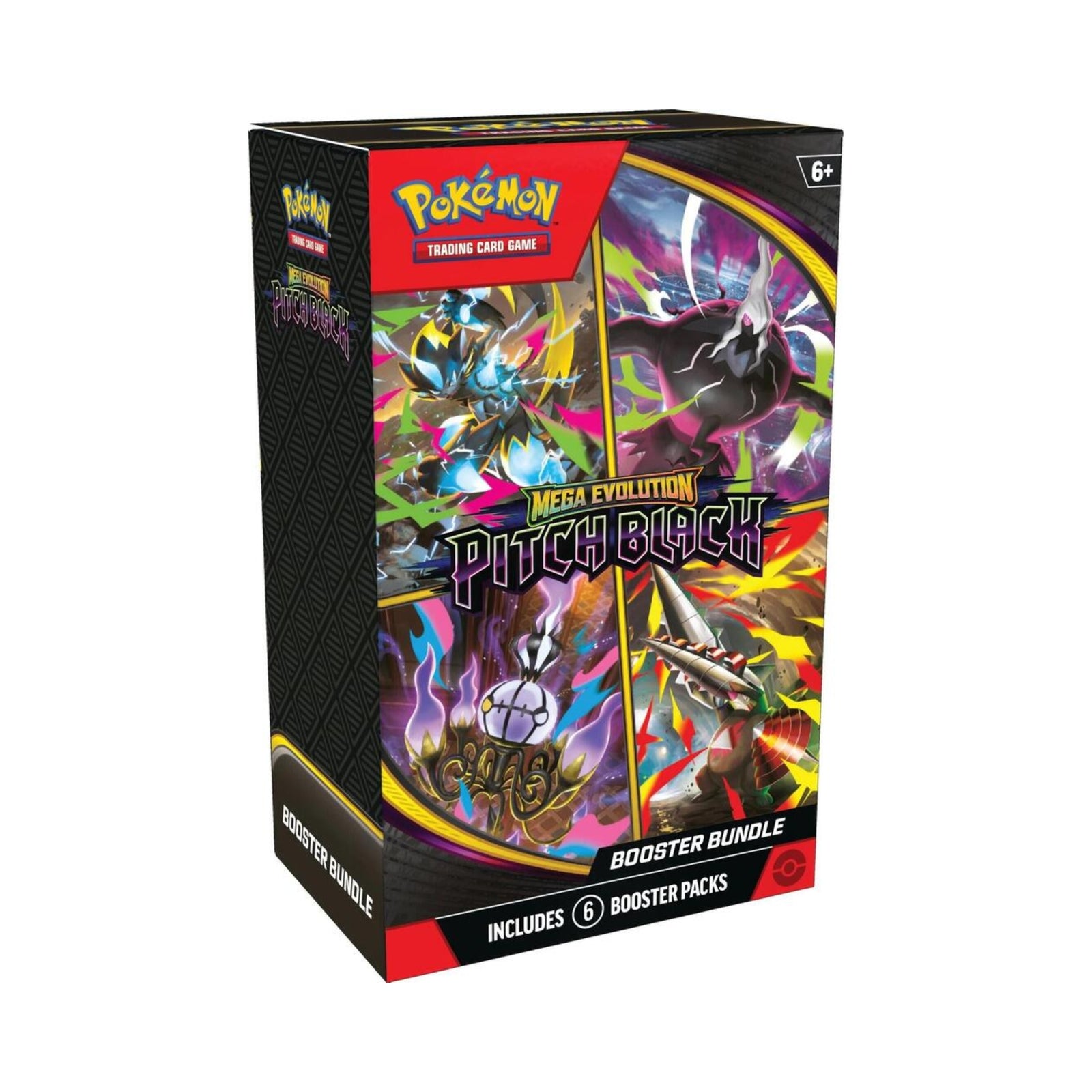 Pokemon Mega Evolution- Pitch Black Booster Bundle (6 Packs)
