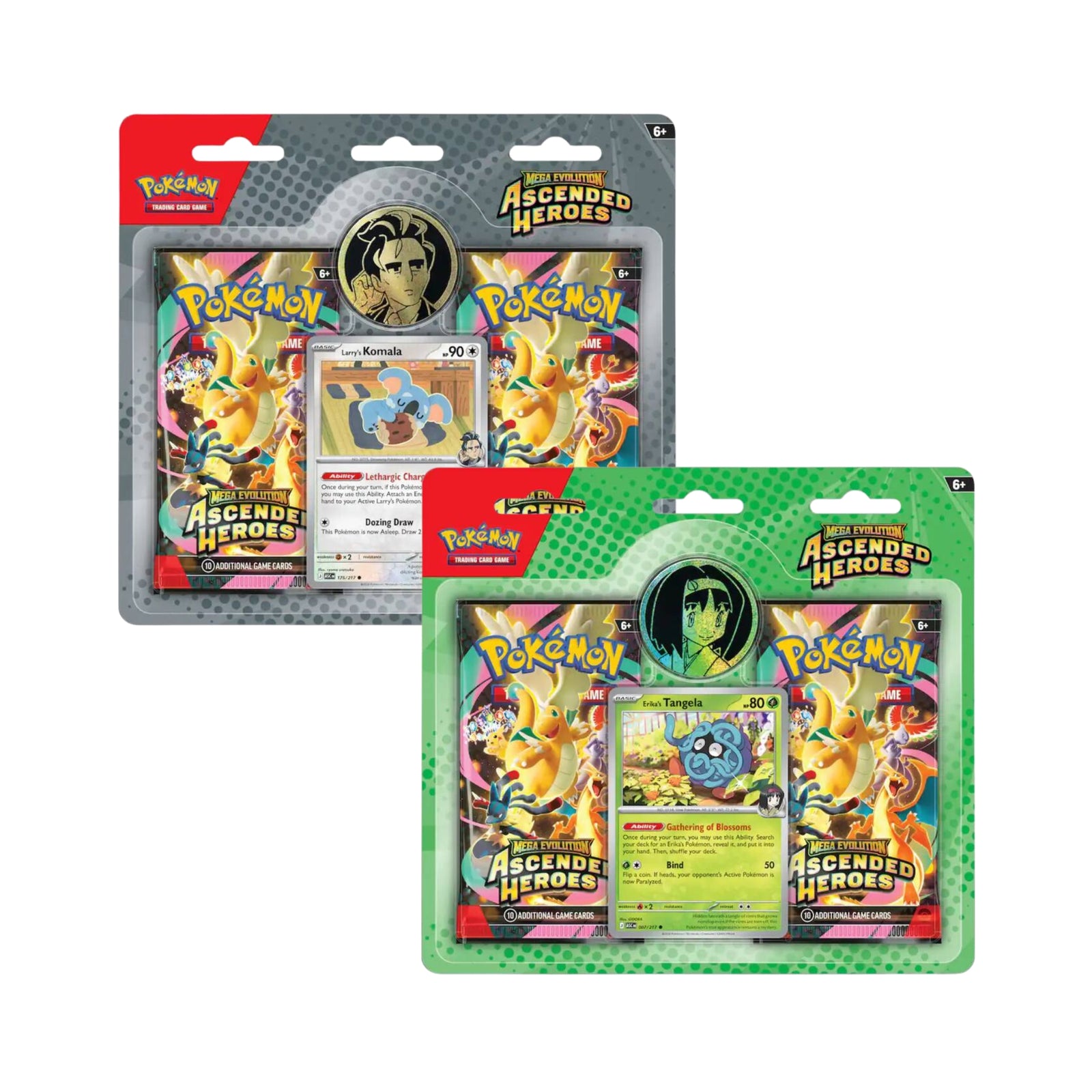 Pokemon Mega Evolution- Ascended Heroes 2 Pack Blister (Styles Vary)