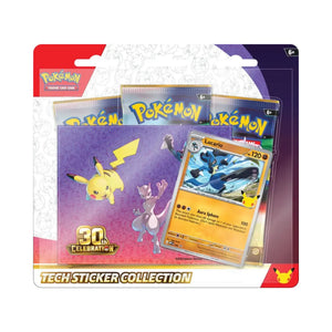 Pokemon Mega Evolution- 30th Celebration Tech Sticker Collection (Styles Vary) (SHIPS 9/16)