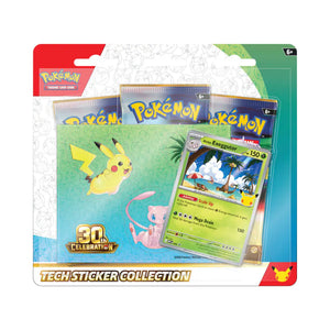 Pokemon Mega Evolution- 30th Celebration Tech Sticker Collection (Styles Vary) (SHIPS 9/16)