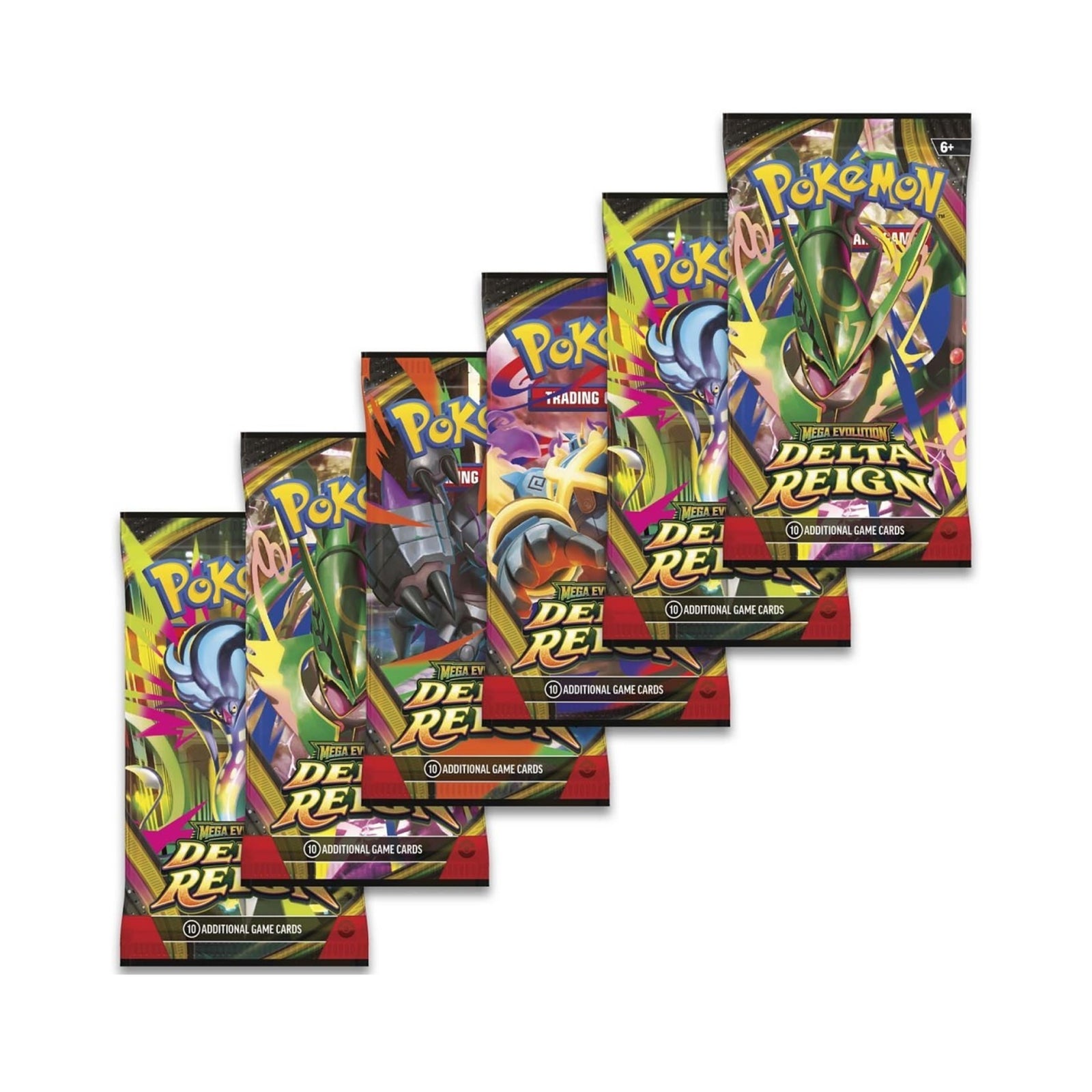 Pokemon Mega Evolution- Delta Reign Booster Bundle (6 Packs) (Pre-order Ships 11/6)